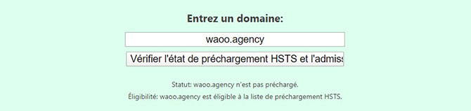 L'en-tête Strict-Transport-Security complet, avec preload, prêt pour la liste des navigateurs.