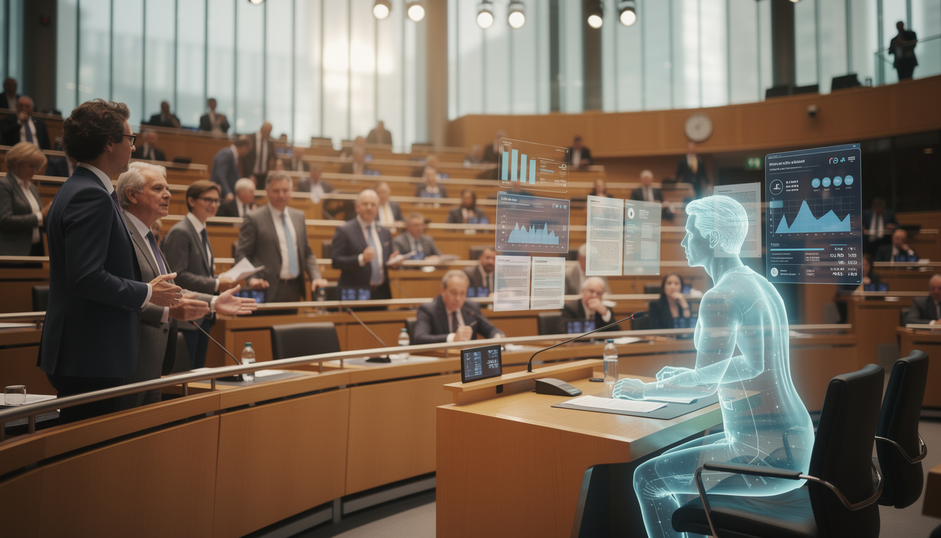 explorez l'impact futuriste de l'intelligence artificielle et l'émergence des avatars députés au parlement, une révolution numérique qui transforme la politique et la représentation citoyenne.