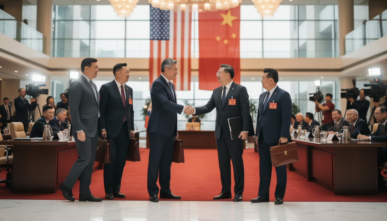 trump améliore les relations commerciales avec pékin, tout en faisant face à de nouveaux défis économiques à venir.