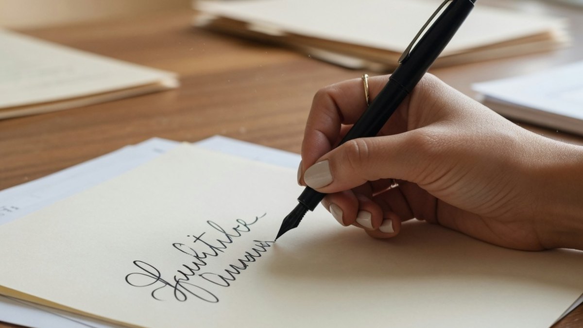 Signature d'un document d'autorisation dans un cadre professionnel