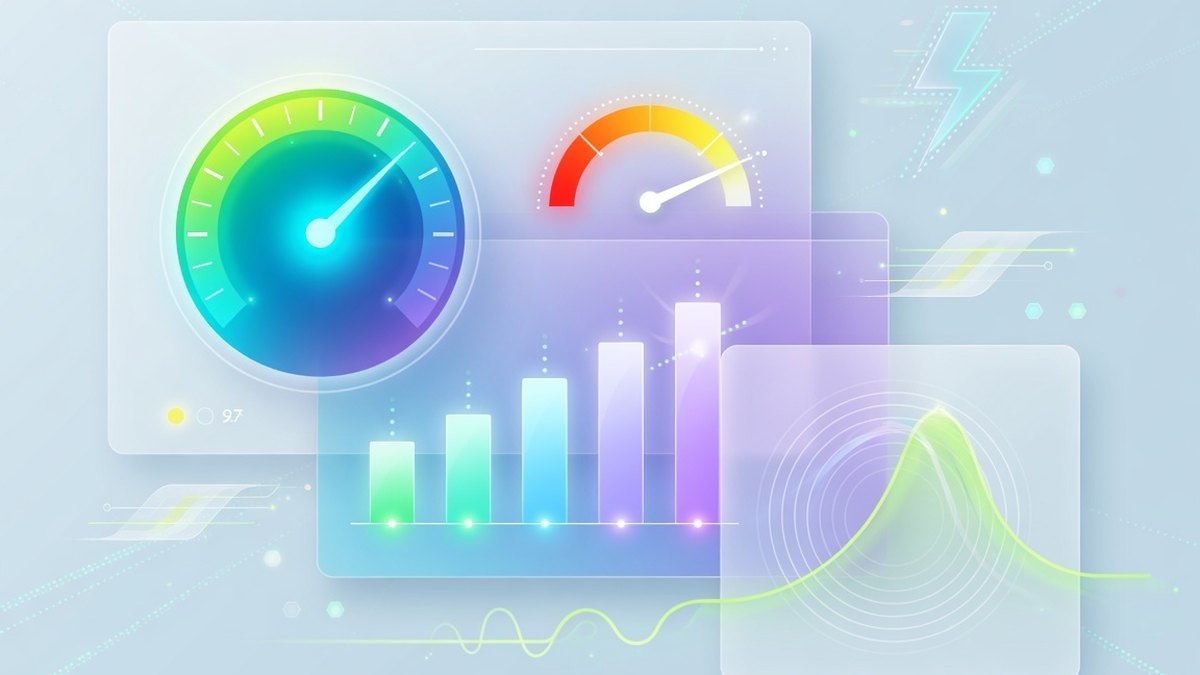 Illustration de la performance et de la vitesse d'un site web optimisé