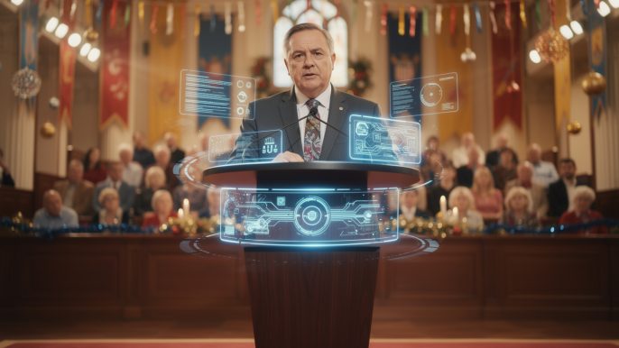 à piolenc, découvrez comment le maire utilise l'intelligence artificielle pour présenter ses vœux de la nouvelle année, alliant tradition et innovation.