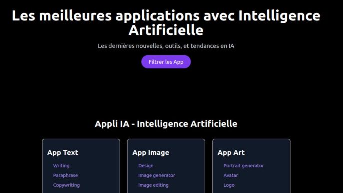 AIAPP.fr : La Source Ultime des Applications d'Intelligence Artificielle en Français