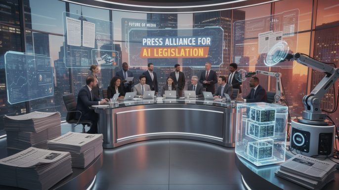 l'alliance de la presse exhorte les députés à prendre des mesures urgentes pour garantir un avenir durable aux médias face aux défis de l'intelligence artificielle.