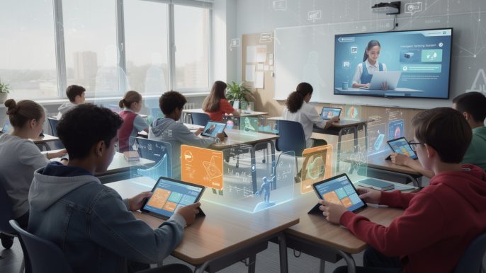 découvrez comment l'intelligence artificielle bouleverse l'éducation : entre innovations pédagogiques prometteuses et enjeux cruciaux pour la vie privée des élèves.