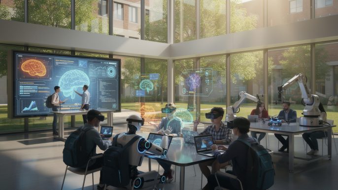 découvrez comment l'enseignement supérieur intègre l'intelligence artificielle pour former les étudiants aux compétences de demain et préparer les futures générations aux défis technologiques.