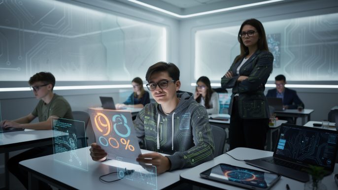 découvrez comment l'ia permet à certains étudiants d'obtenir 98 % à l'écrit sans comprendre le sens, à travers le témoignage d'une formatrice engagée.