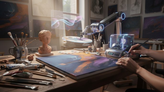 découvrez comment l'intelligence artificielle révolutionne la création artistique en la sublimant plutôt qu'en la freinant, ouvrant de nouvelles perspectives créatives.