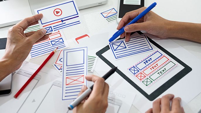 Nous travaillons sur le webdesign et la refonte de notre site web en utilisant les bonnes pratiques SEO