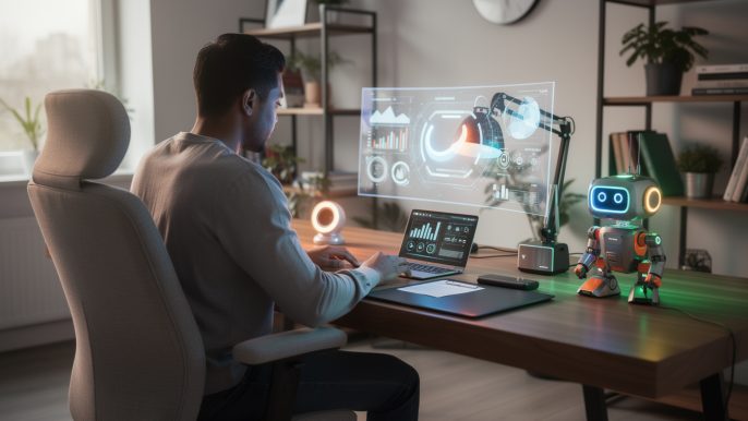 découvrez comment le télétravail et l'intelligence artificielle transforment le quotidien au bureau, en optimisant la productivité et en facilitant la collaboration grâce aux nouvelles technologies.