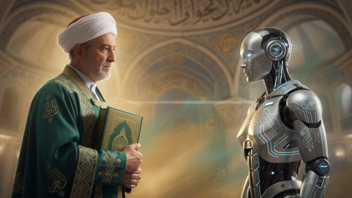 une fatwa déclare que l'interprétation du coran réalisée par l'intelligence artificielle est une hérésie, soulevant des débats sur la place de la technologie dans les textes religieux.