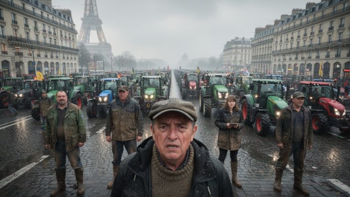 découvrez la vérité derrière les vidéos truquées par intelligence artificielle lors de la mobilisation des agriculteurs à paris, mêlant émotions et milliers de tracteurs dans un débat vrai ou faux.