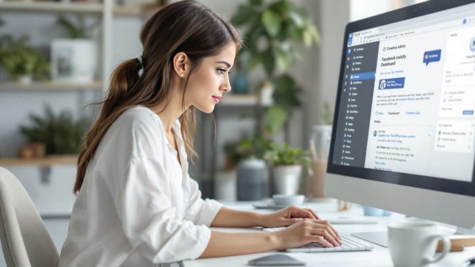 Capture de l'interface WordPress du plugin Auto Facebook Post pour publier automatiquement sur une page Facebook
