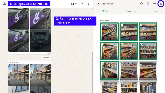 Comment télécharger plusieurs photos WhatsApp en une seule fois - Le guide 2025