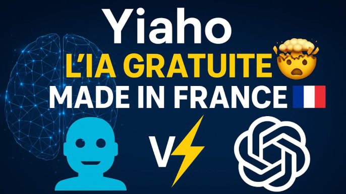 Yiaho IA gratuite made in France qui défie ChatGPT avec une interface en français